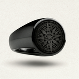 Anillo BLACK COMPÁS